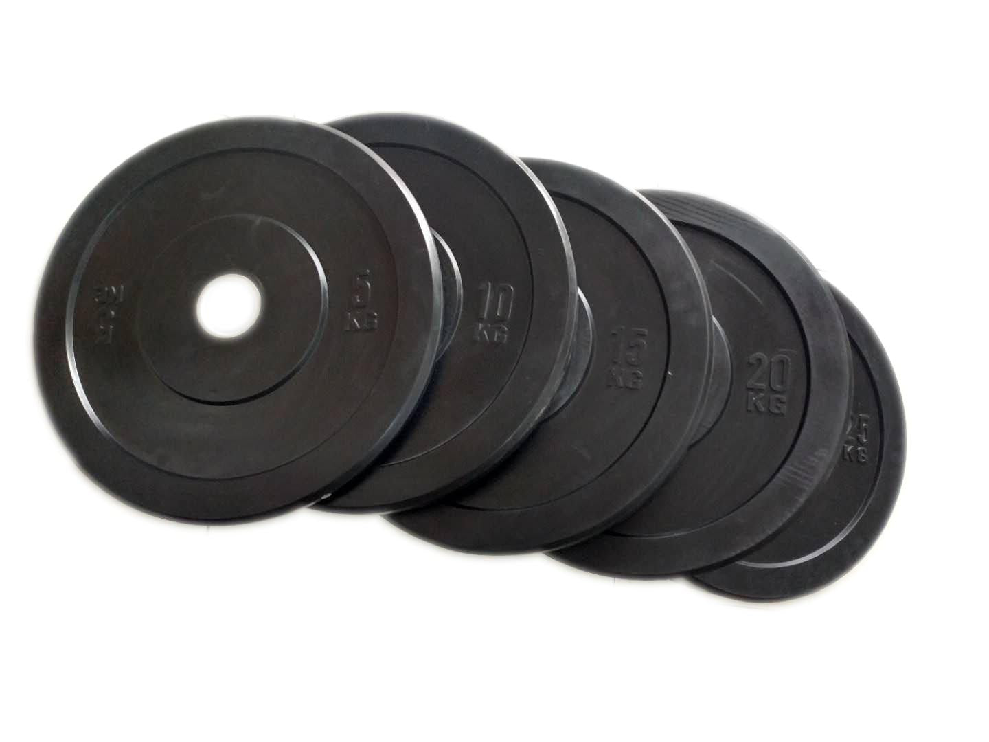 Talerz Bumper Czarny DS Fitness 10KG
