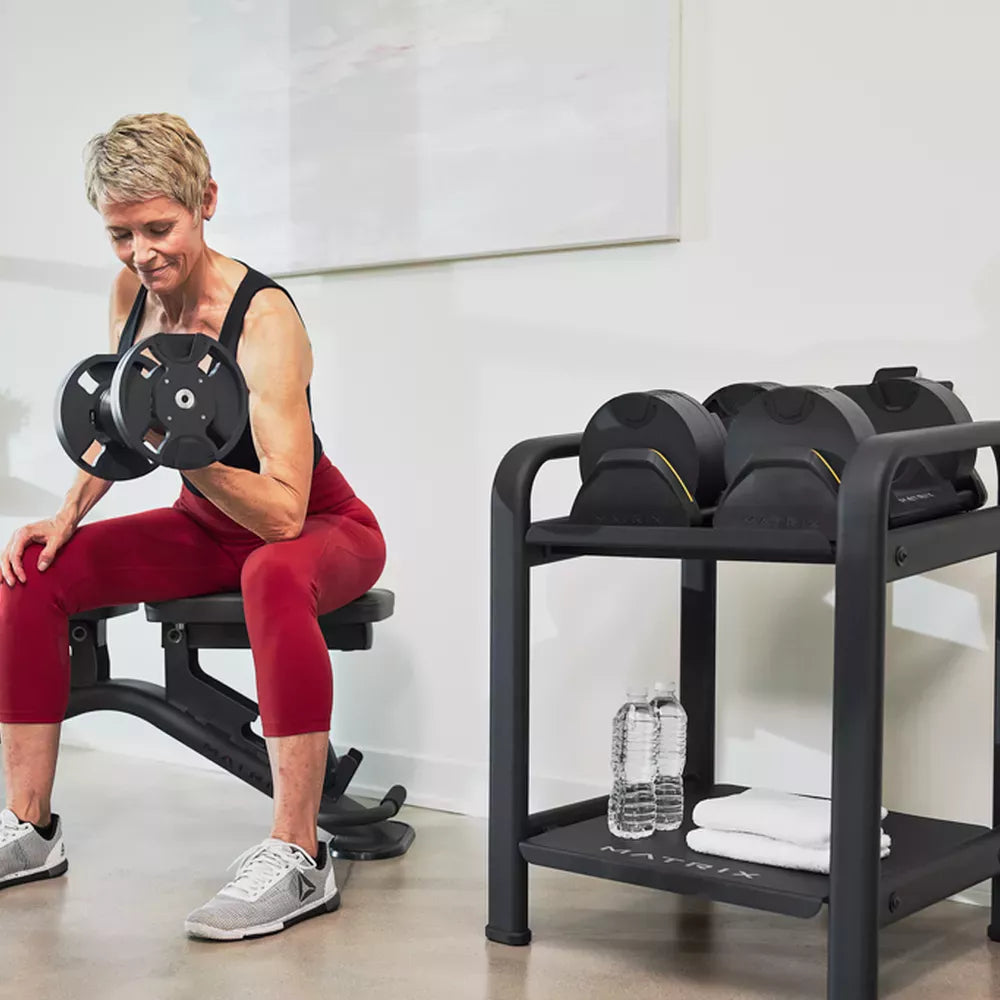 Stojak do hantli regulowanych MATRIX 20–32 kg