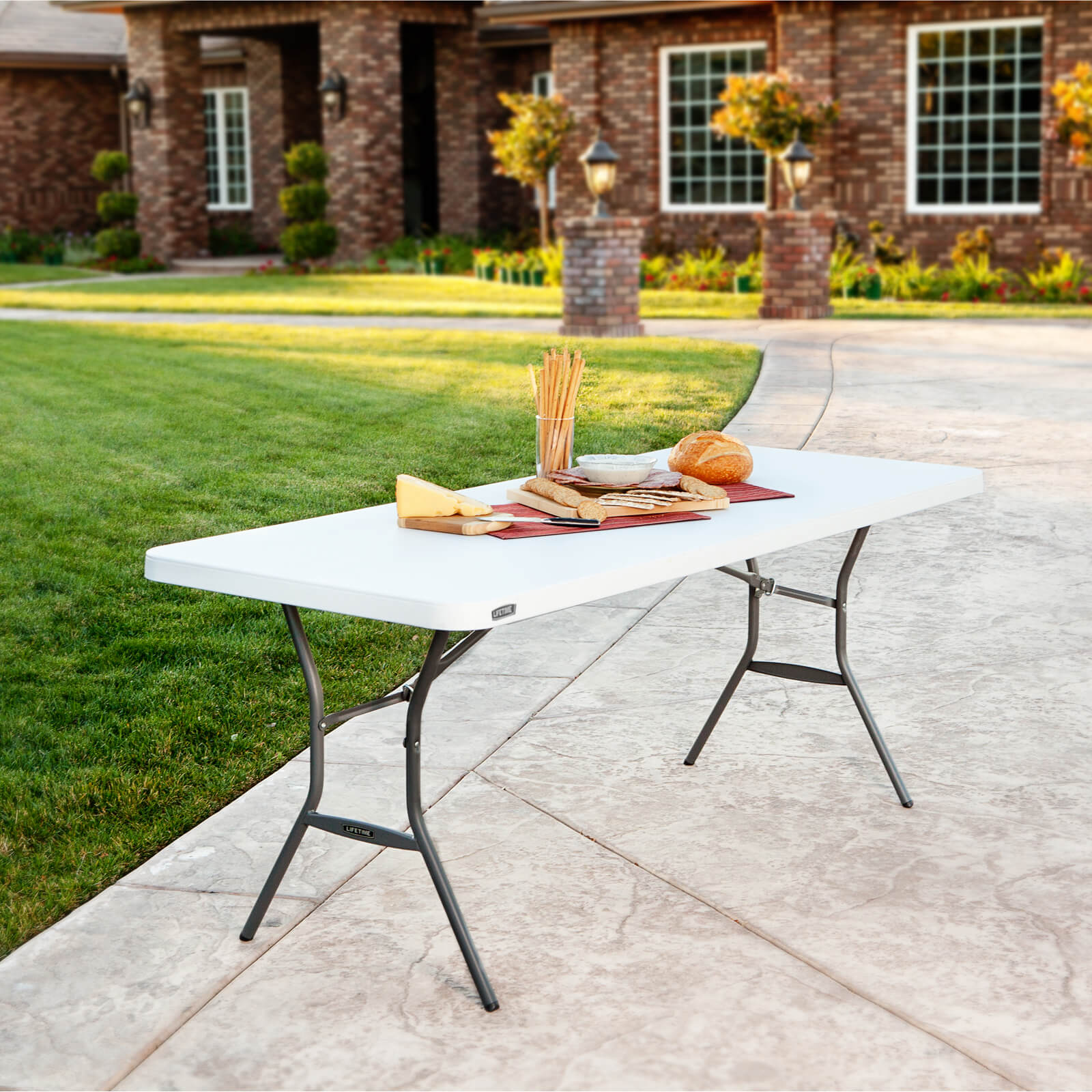 LIFETIME PÓŁKOMERCYJNY STÓŁ SKŁADANY 183CM 25011