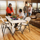 LIFETIME PÓŁKOMERCYJNE KRZESŁO SKŁADANE (BIAŁY GRANIT) 2810