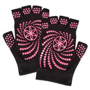 GAIAM RĘKAWICZKI ANTYPOŚLIZGOWE BEZ PALCÓW CZARNY/RÓŻOWY 57125