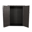 ZAHRADNÍ ŠATNÍ SKŘÍŇ LIFETIME PREMIUM 136x70 HNĚDÁ 60209