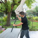 LIFETIME ZESTAW OGRODOWY STÓŁ I DWIE ŁAWKI 183 CM 60264