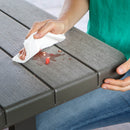 LIFETIME ZESTAW OGRODOWY STÓŁ I DWIE ŁAWKI 183 CM 60264