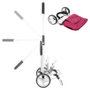 Skládací nákupní vozík Cruiser Classic Fuchsiová prémiová 604319