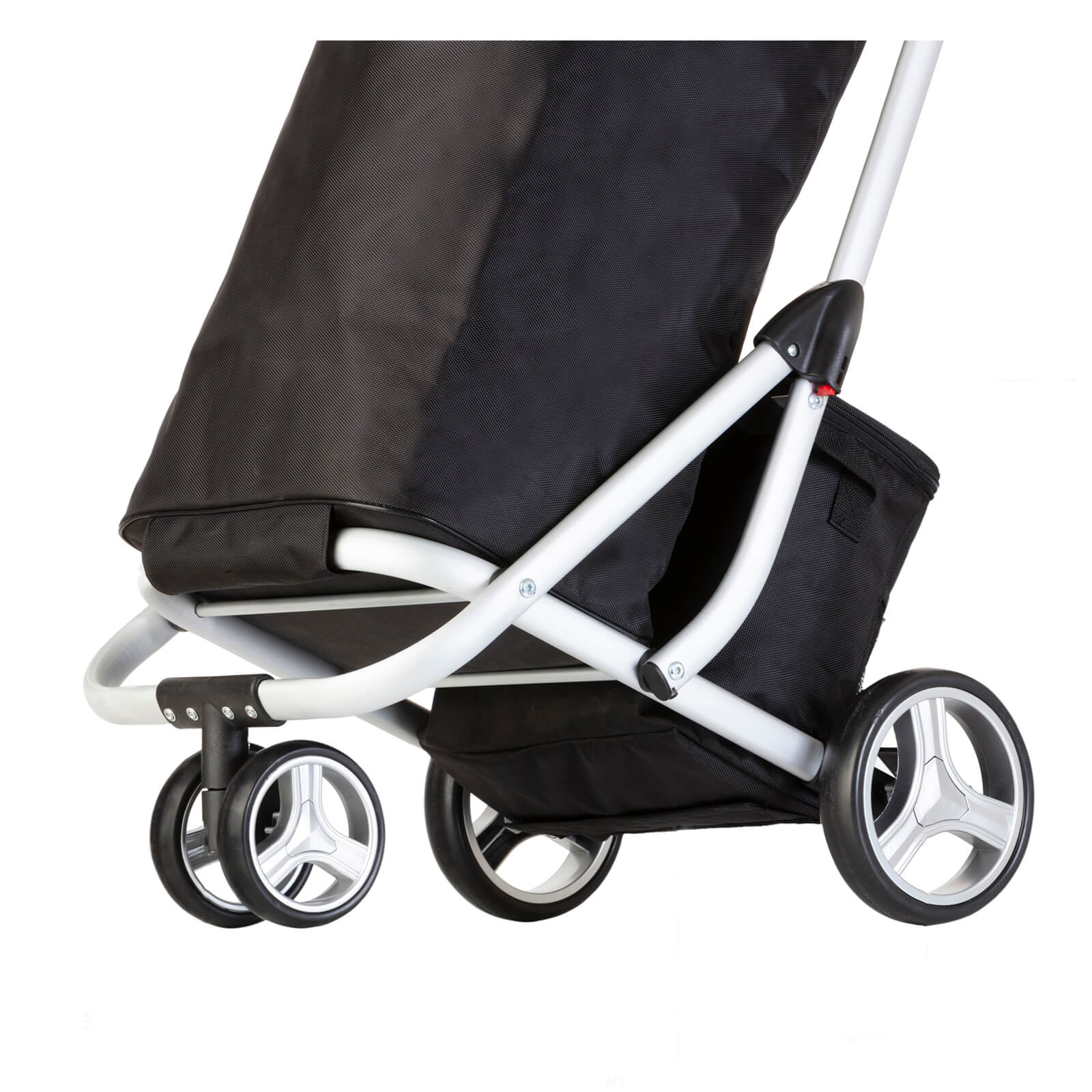 CRUISER THREE-WHEEL SHOPPING TROLLEY BLACK 604349