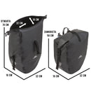 Sakwa rowerowa wodoodporna jednostronna 28 L Dutch Mountains