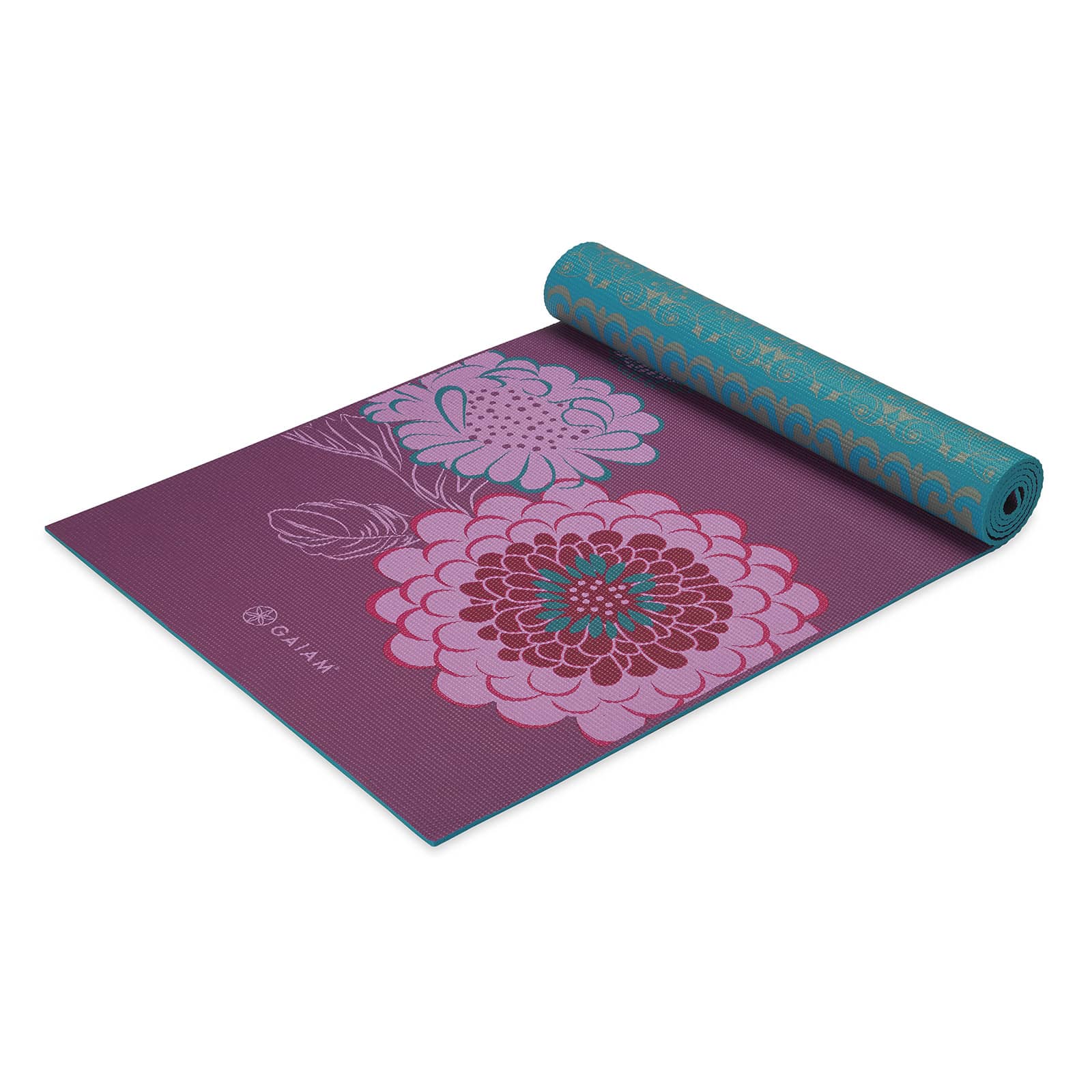 GAIAM DOUBLE-SIDED YOGA MAT KIKU 6 MM 61548