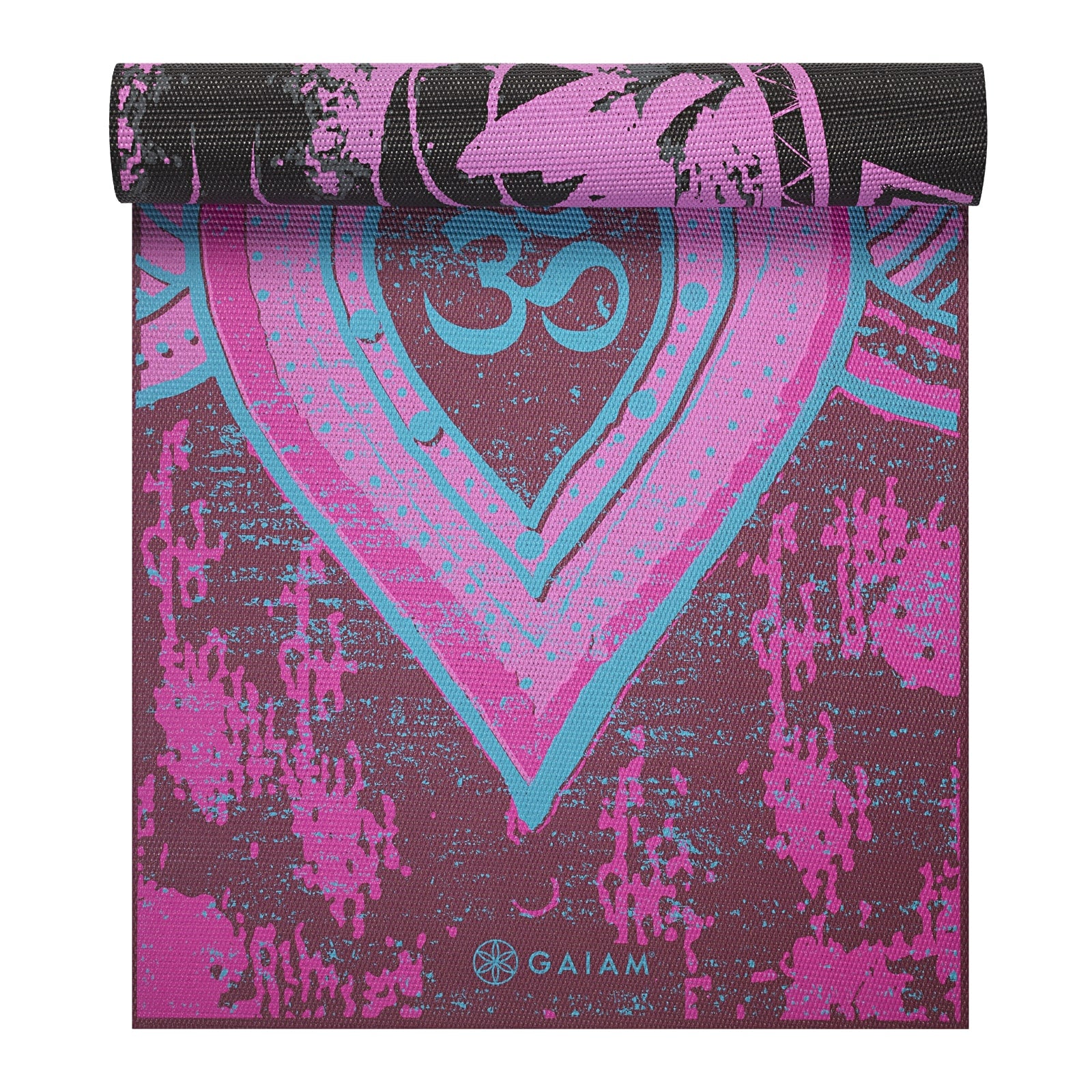 GAIAM DOUBLE-SIDED YOGA MAT BE FREE 6 MM 62031
