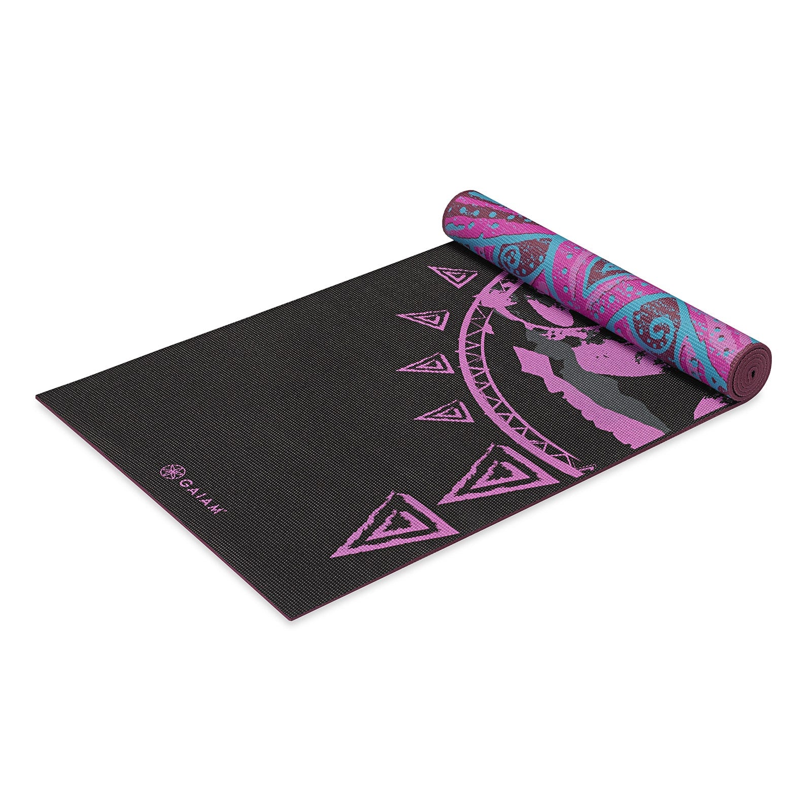 GAIAM DOUBLE-SIDED YOGA MAT BE FREE 6 MM 62031