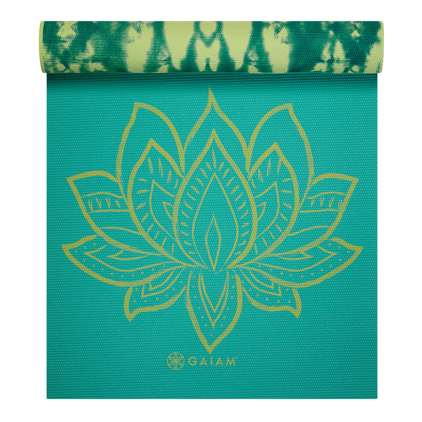 GAIAM MATA DO JOGI DWUSTRONNA TURQUOISE LOTUS 6 MM 62344