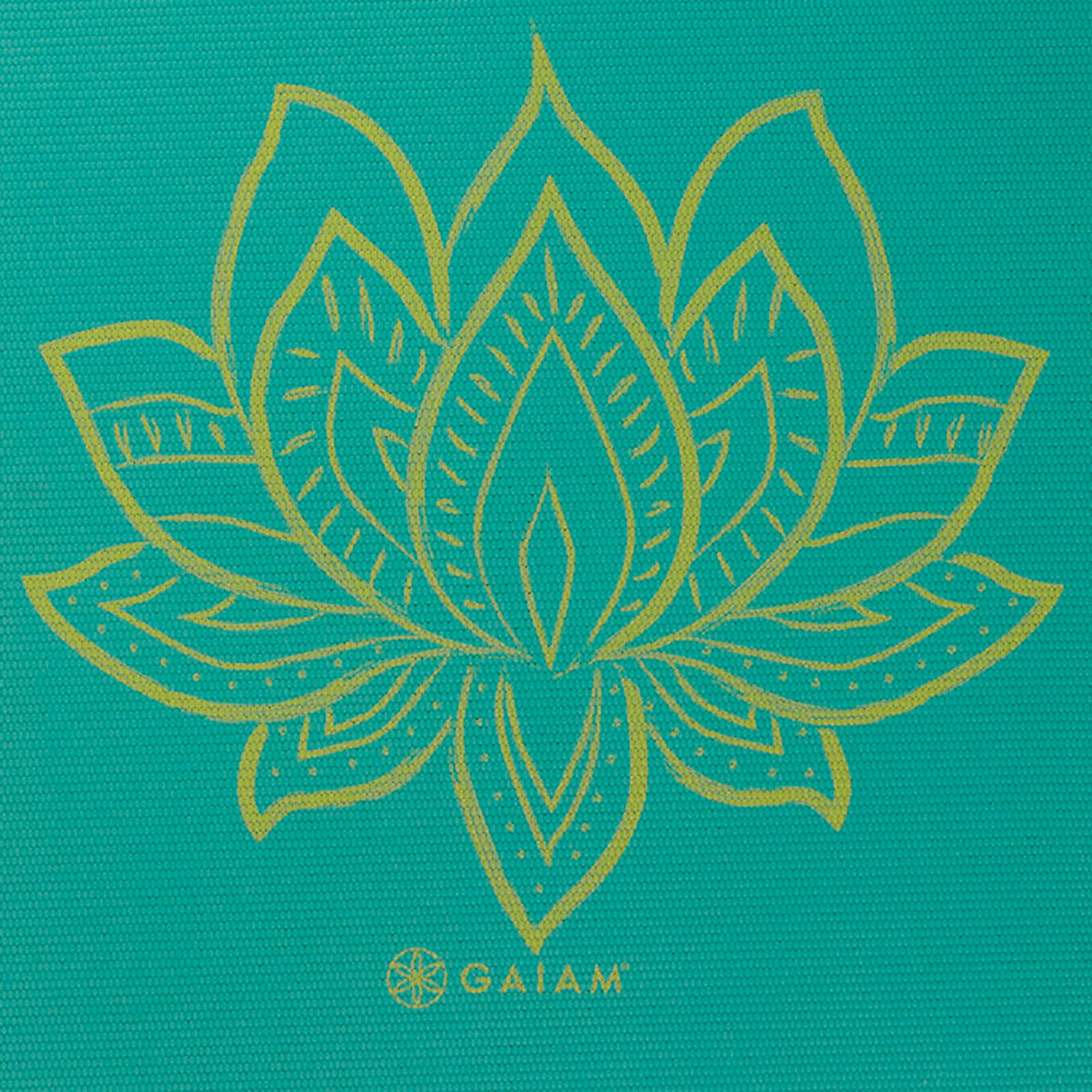 GAIAM MATA DO JOGI DWUSTRONNA TURQUOISE LOTUS 6 MM 62344