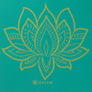 GAIAM OBOUSTRANNÁ JÓGOVÁ PODLOŽKA TYRKYSOVÁ LOTUS 6 MM 62344