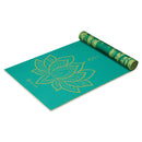 GAIAM OBOUSTRANNÁ JÓGOVÁ PODLOŽKA TYRKYSOVÁ LOTUS 6 MM 62344
