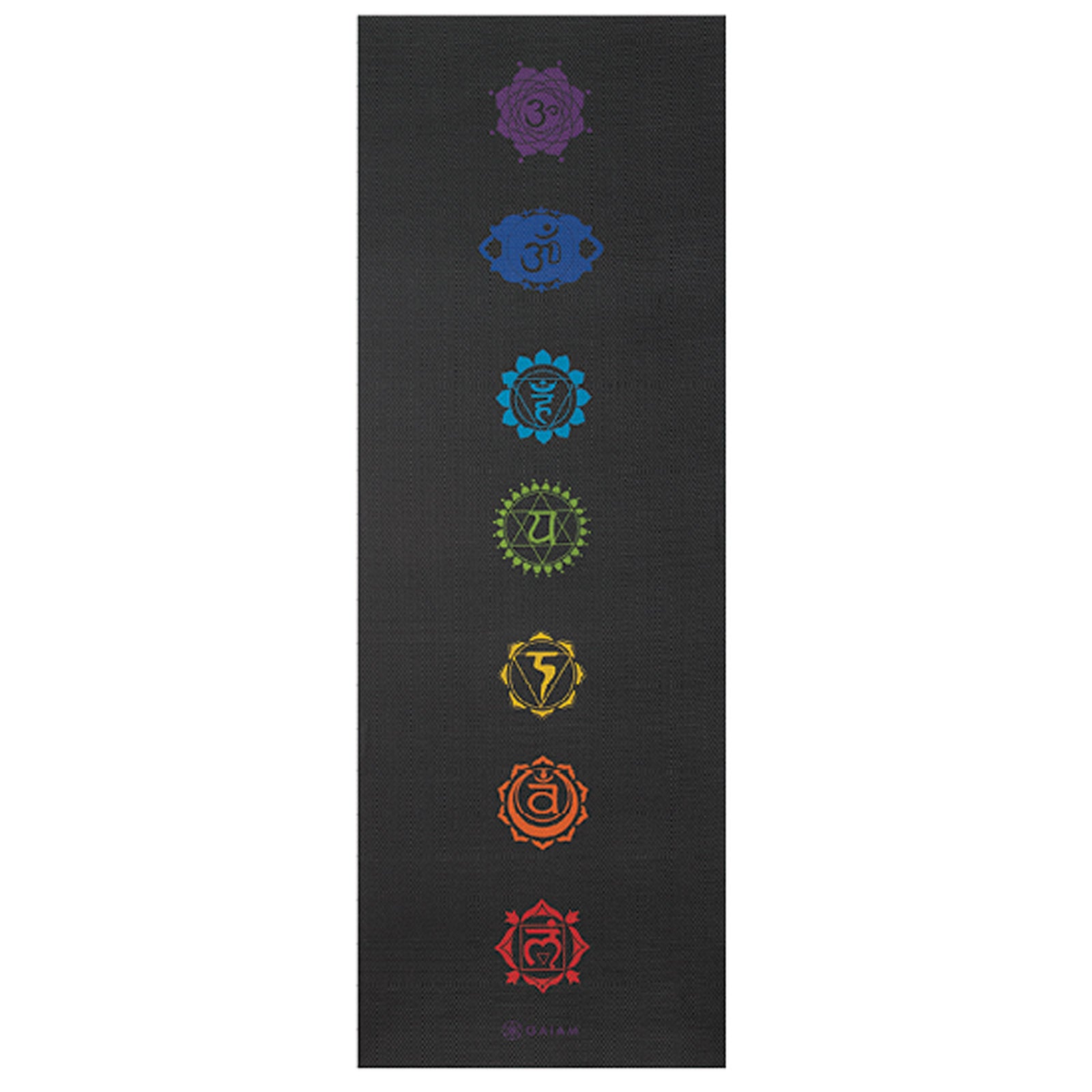 GAIAM MATA DO JOGI PREMIUM BLACK CHAKRA 6 MM 62610