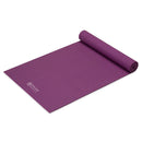 GAIAM ESSENTIALS YOGA MAT 6 MM WITH STRAP PURPLE 63313