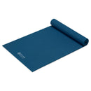 GAIAM ESSENTIALS YOGA MAT 6MM WITH STRAP NAVY 63314