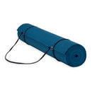 GAIAM ESSENTIALS YOGA MAT 6MM WITH STRAP NAVY 63314