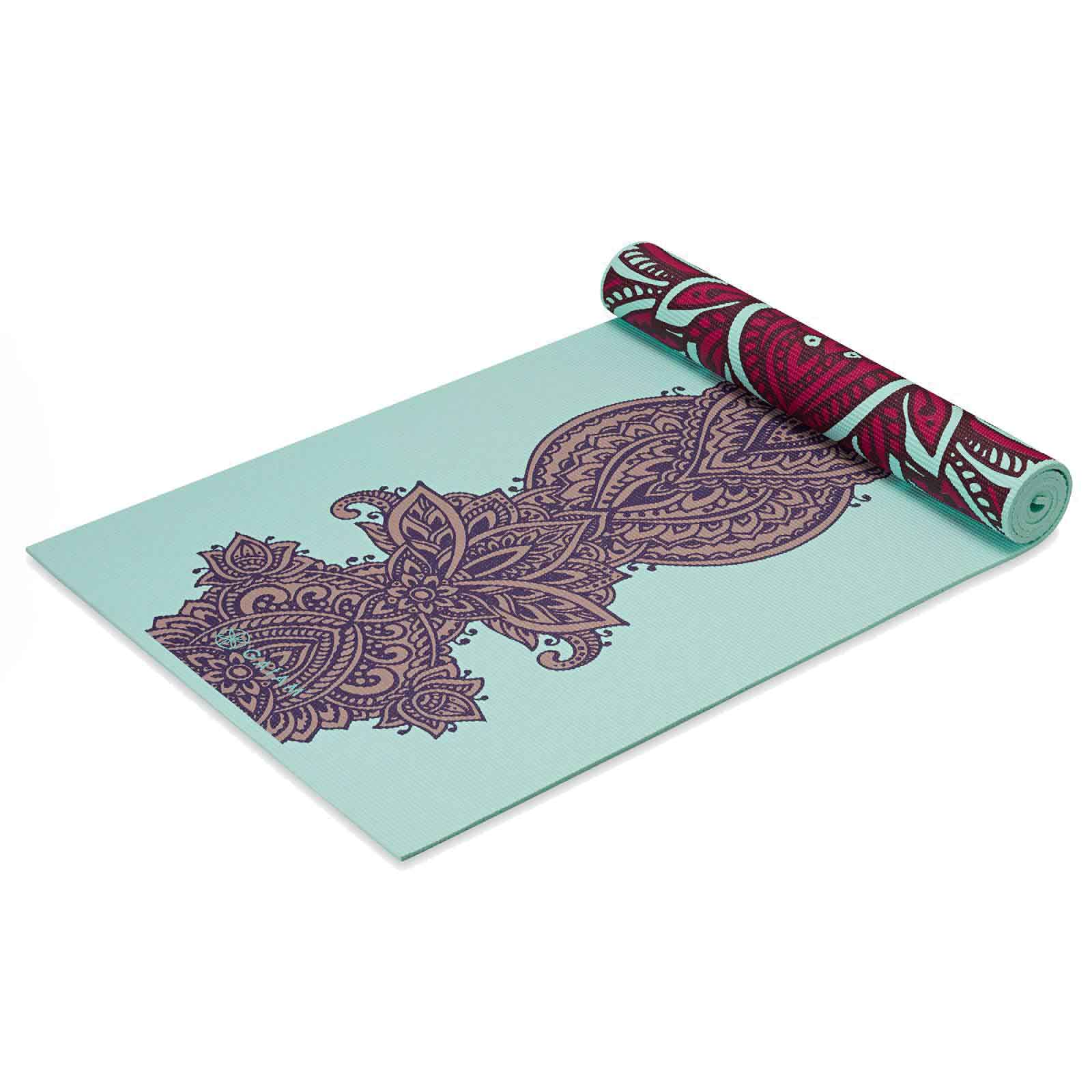 Oboustranná podložka na jógu GAIAM ZARA ROUGE 6 MM 63368