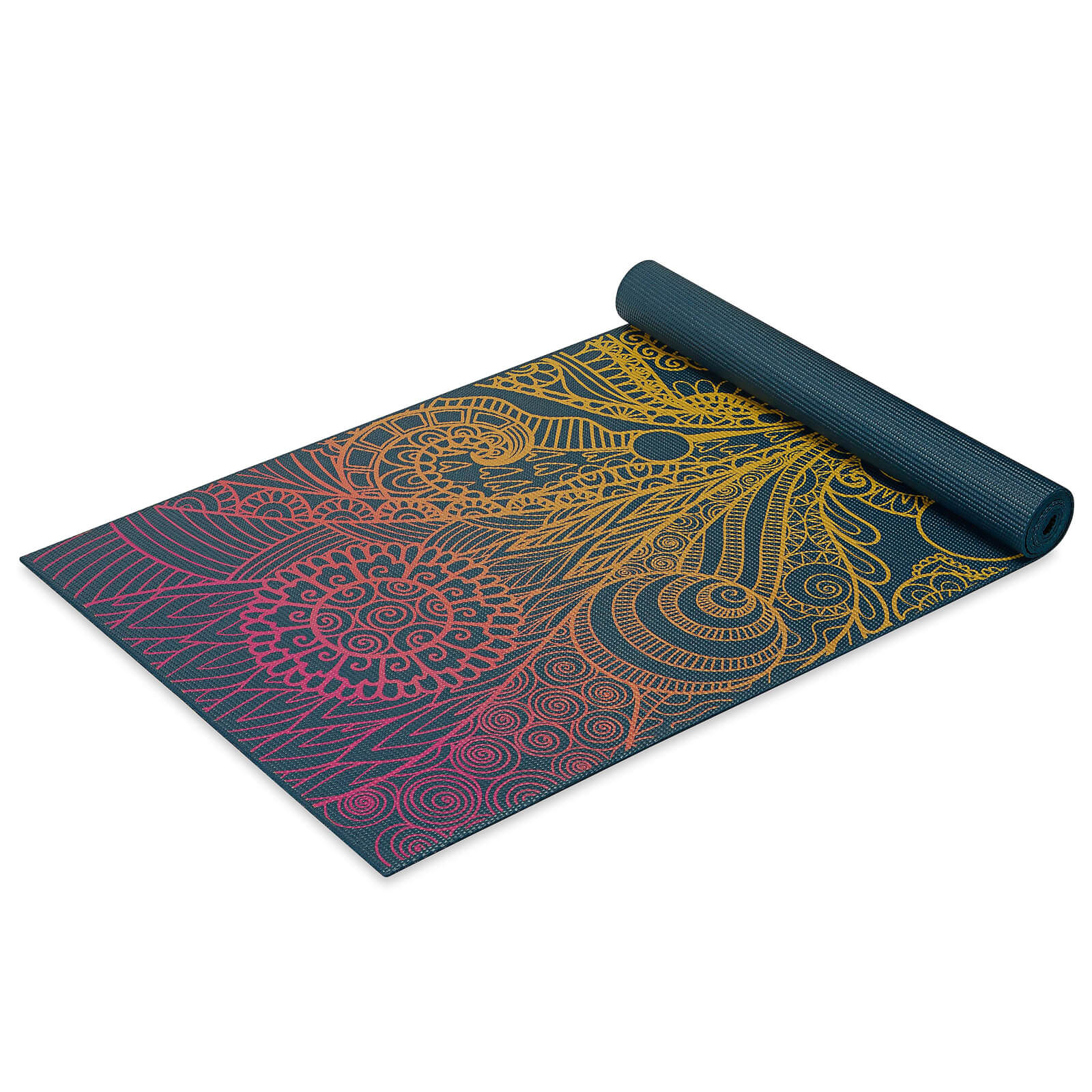 GAIAM YOGA MAT VIVID ZEST 4 MM 63414