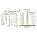 ZAHRADNÍ DŮLKA LIFETIME 244X152 CM 6418