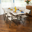 LIFETIME PÓŁKOMERCYJNE KRZESŁO SKŁADANE (MIGDAŁOWY) 80142