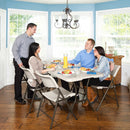 LIFETIME PÓŁKOMERCYJNE KRZESŁO SKŁADANE (MIGDAŁOWY) 80142