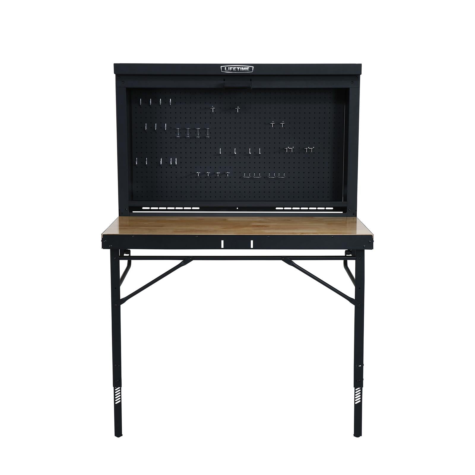 LIFETIME WALL-MOUNTED FOLDING WORKBENCH 80421