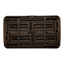 LIFETIME ZESTAW OGRODOWY STÓŁ I DWIE ŁAWKI (BRĄZOWY) 106 CM 80424