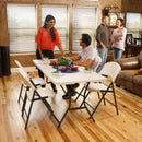 LIFETIME STÓŁ SKŁADANY WPÓŁ 183 CM (BIAŁY GRANIT) 80471