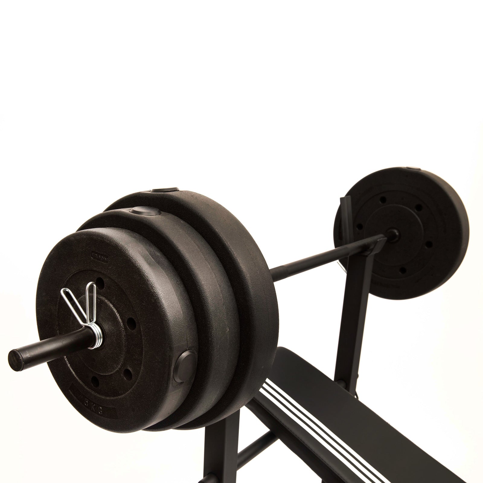 ADIDAS TRAINING BENCH WITH BAR BELL 45 KG ADBE-10349