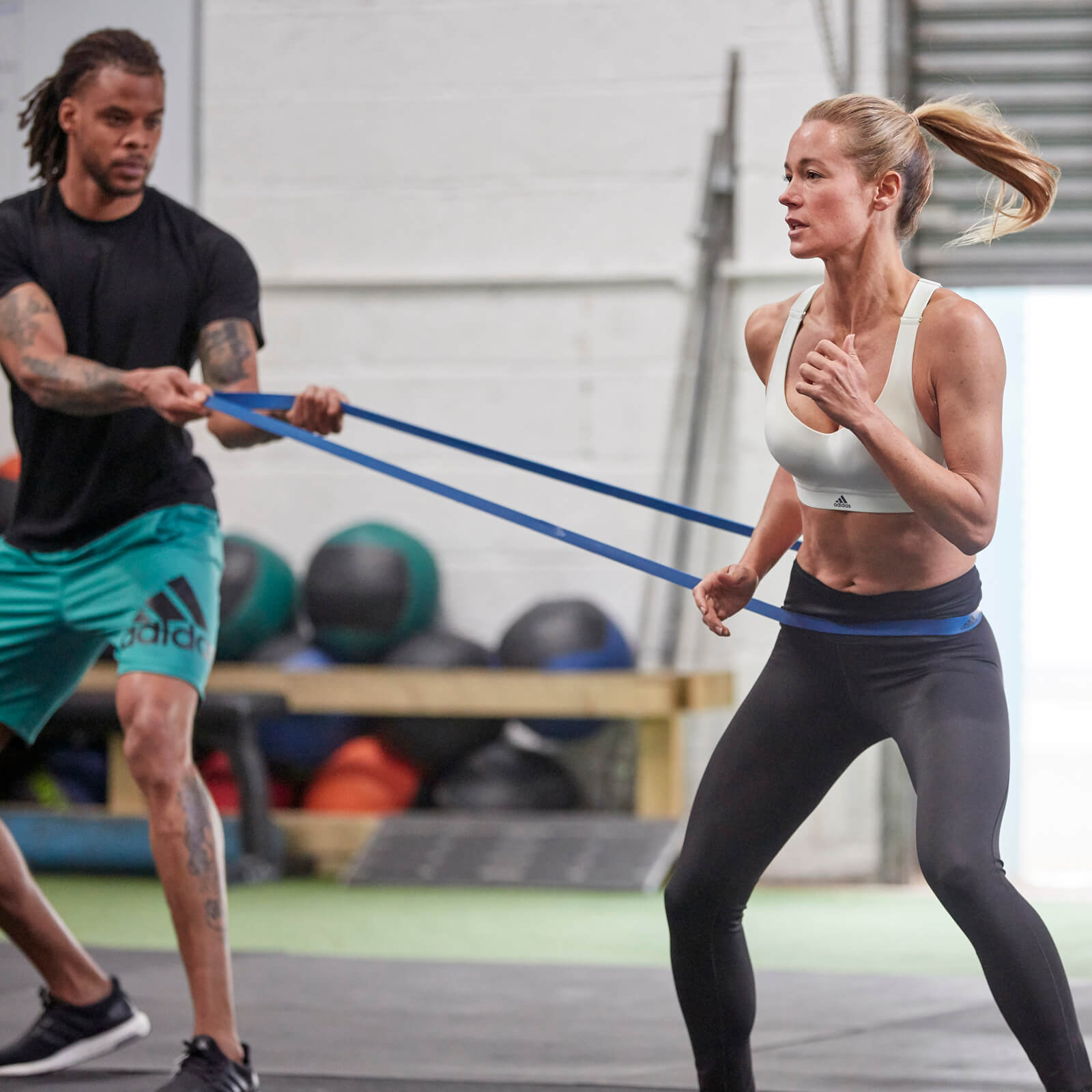 ADIDAS RESISTANCE BAND 4.45 CM ADTB-10607BK