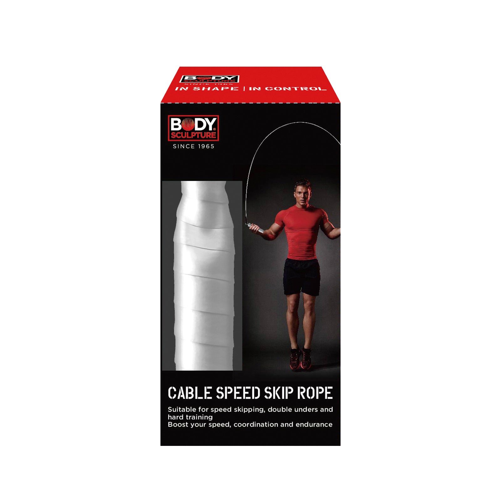 BODY SCULPTURE SPEED SKIPPING ROPE WITH STEEL CABLE BK 138