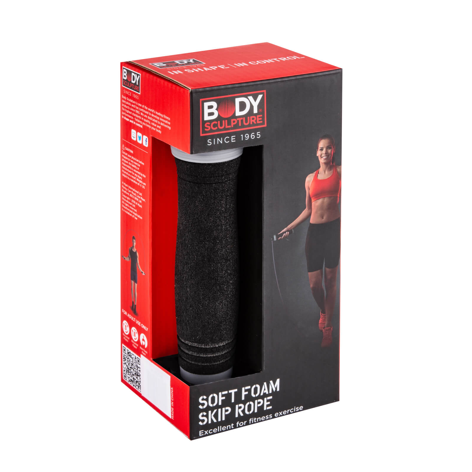 BODY SCULPTURE SKIPPING ROPE WITH ADJUSTABLE ROPE BK 725