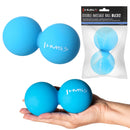 BLC02 BLUE LACROSSE DOUBLE MASSAGE BALL HMS