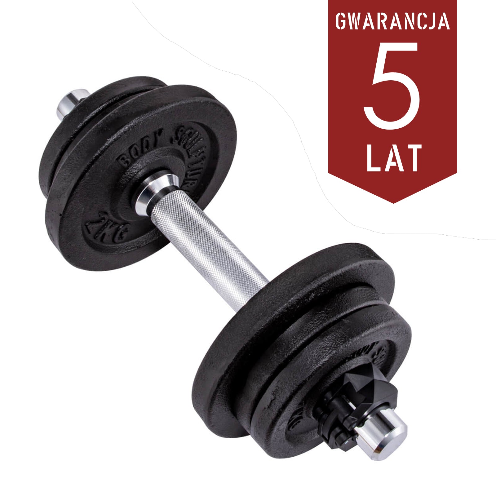 BODY SCULPTURE ADJUSTABLE CAST IRON DUMBBELLS 2x10 KG BW 780LX2