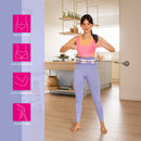 FH04 VIOLET/GRAY HULA HOP Z OBCIĄŻNIKIEM I LICZNIKIEM STOCK