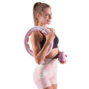 Hula Hop z wypustkami i obciążnikiem HMS HHW06 PINK