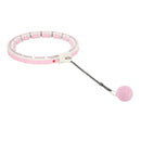 Hula Hop z wypustkami i obciążnikiem HMS HHW06 PINK