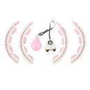 Hula Hop z wypustkami i obciążnikiem HMS HHW06 PINK
