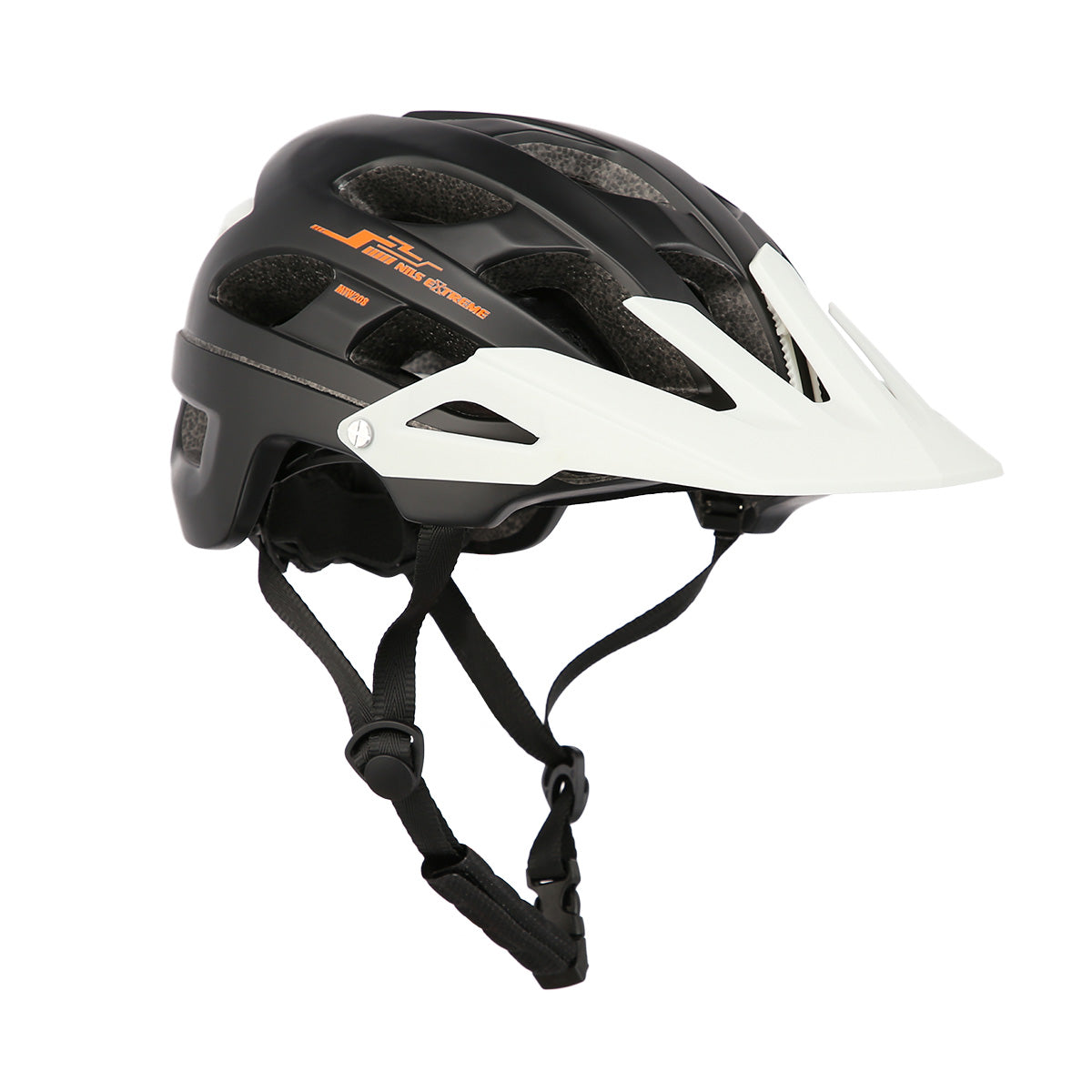 MTW208 ČERNOBÍLÁ VELIKOST L (55-61 CM) NILS EXTREME HELMET