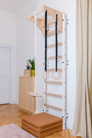 Skládací gymnastická matrace – hnědá