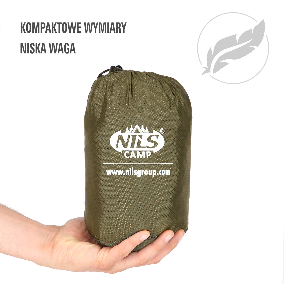 NC3116 ZELENÁ HOPACÍ SÍŤ S MOSKVÍREM NILS CAMP