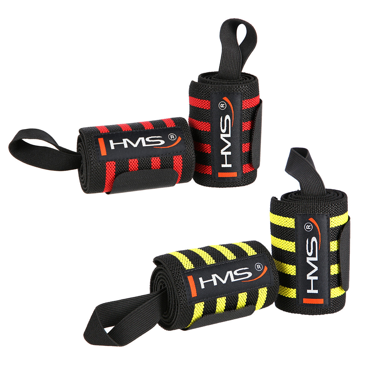 ONX05 YELLOW WRAPS WRIST SUPPORT (2pcs) HMS