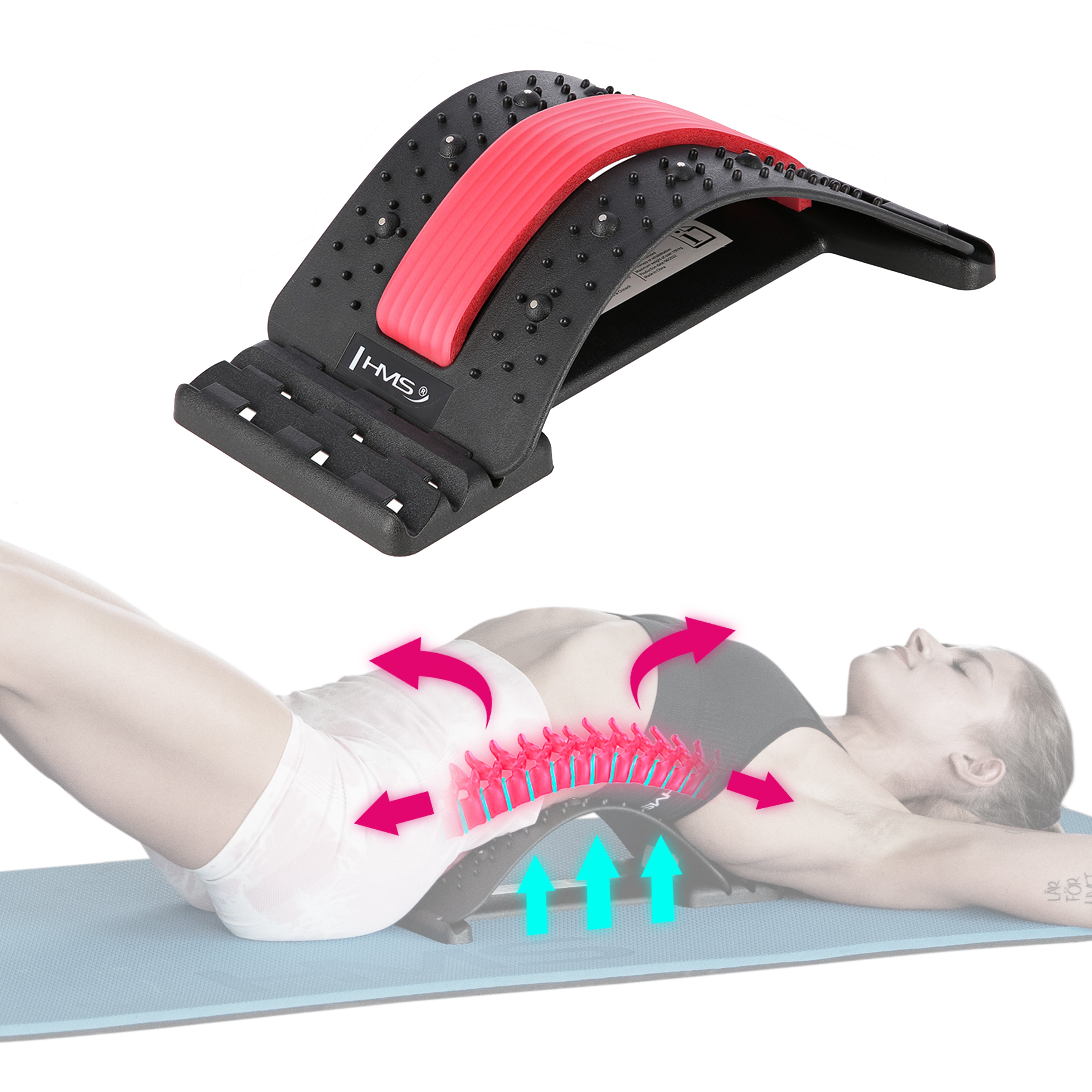 PRP02 ČERVENÁ ZADNÍ STRETCHOVÁ MASKA S HMS MAGNETY