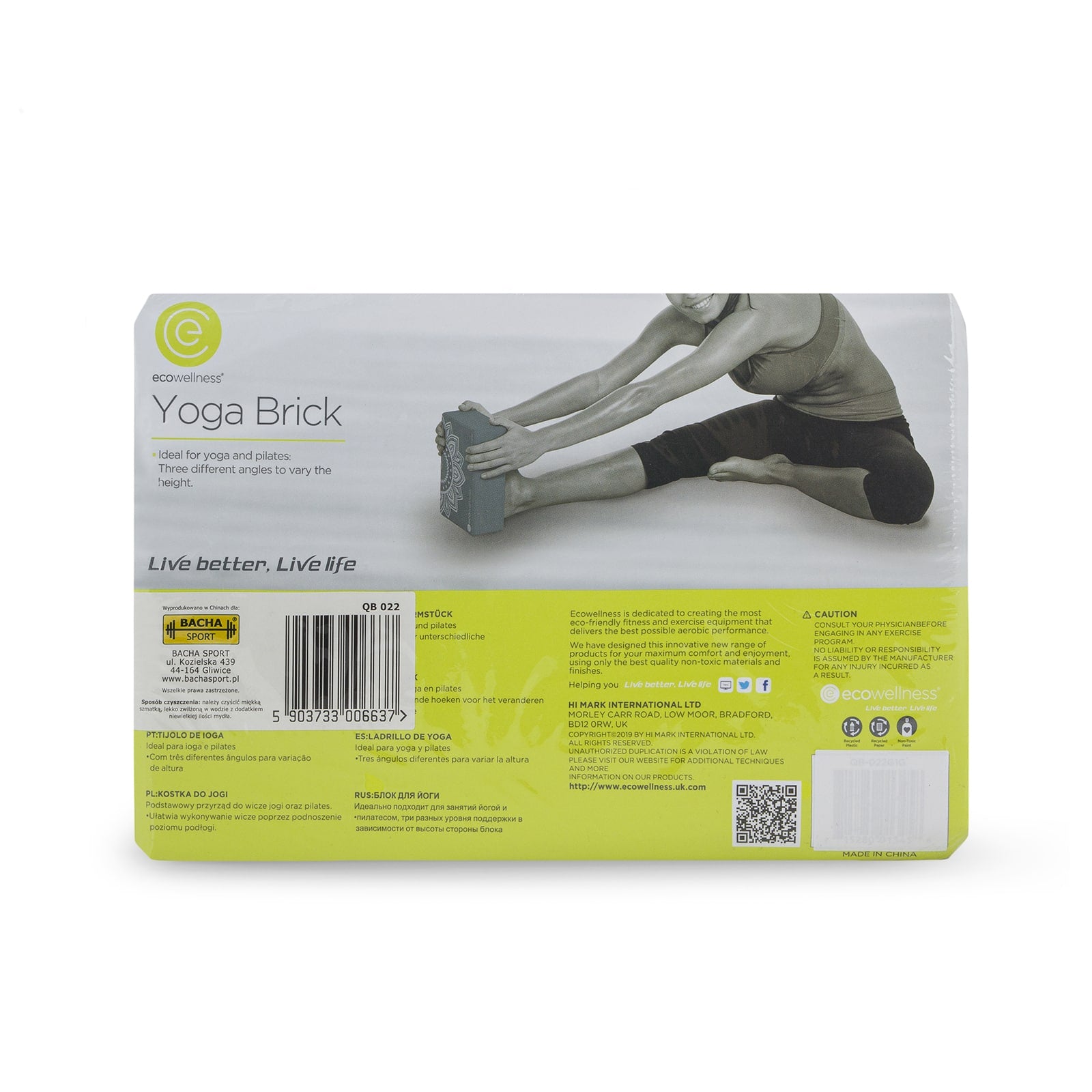 ECOWELLNESS YOGA CUBE QB 022