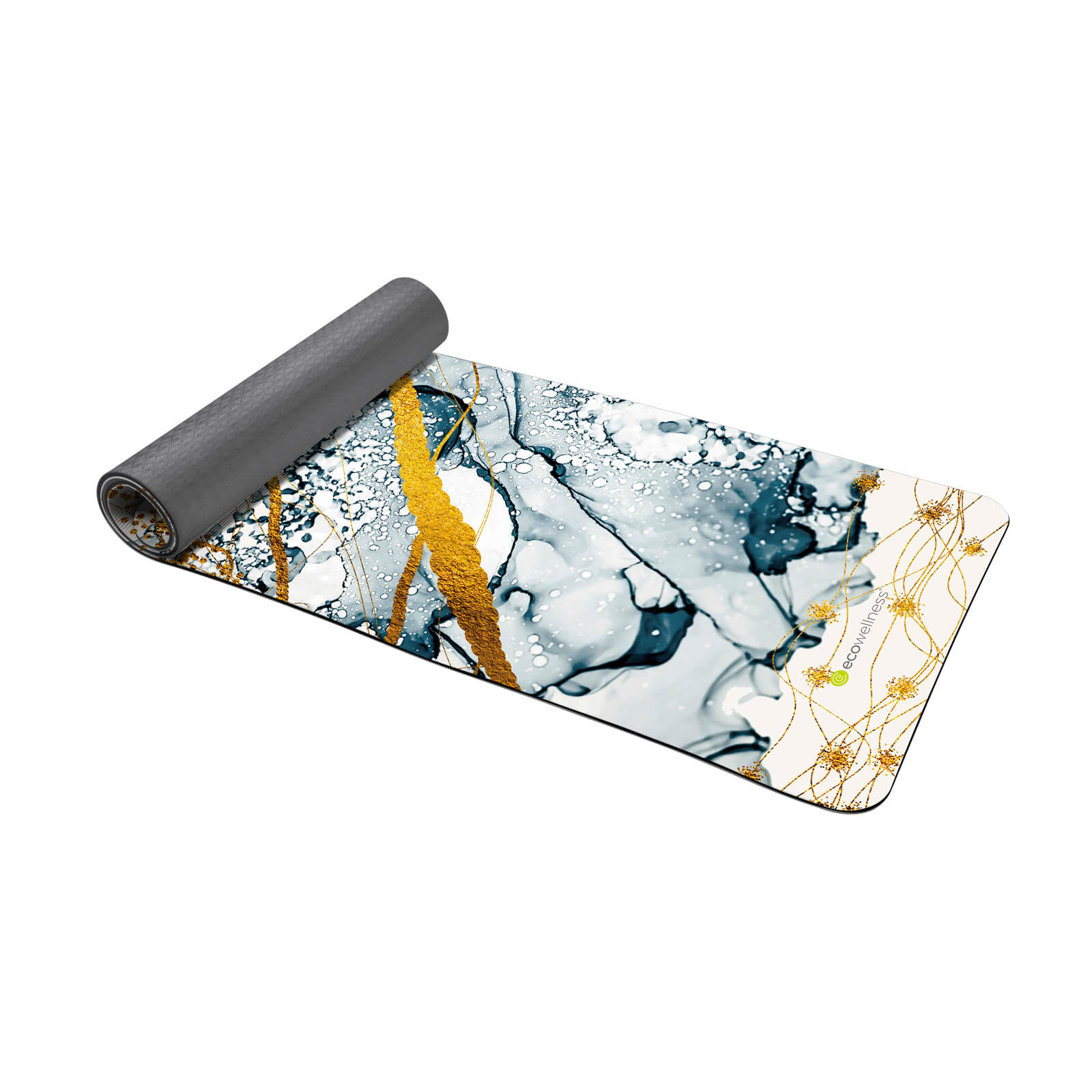 ECOWELLNESS ABSTRACT YOGA MAT 4 MM QB 8302T