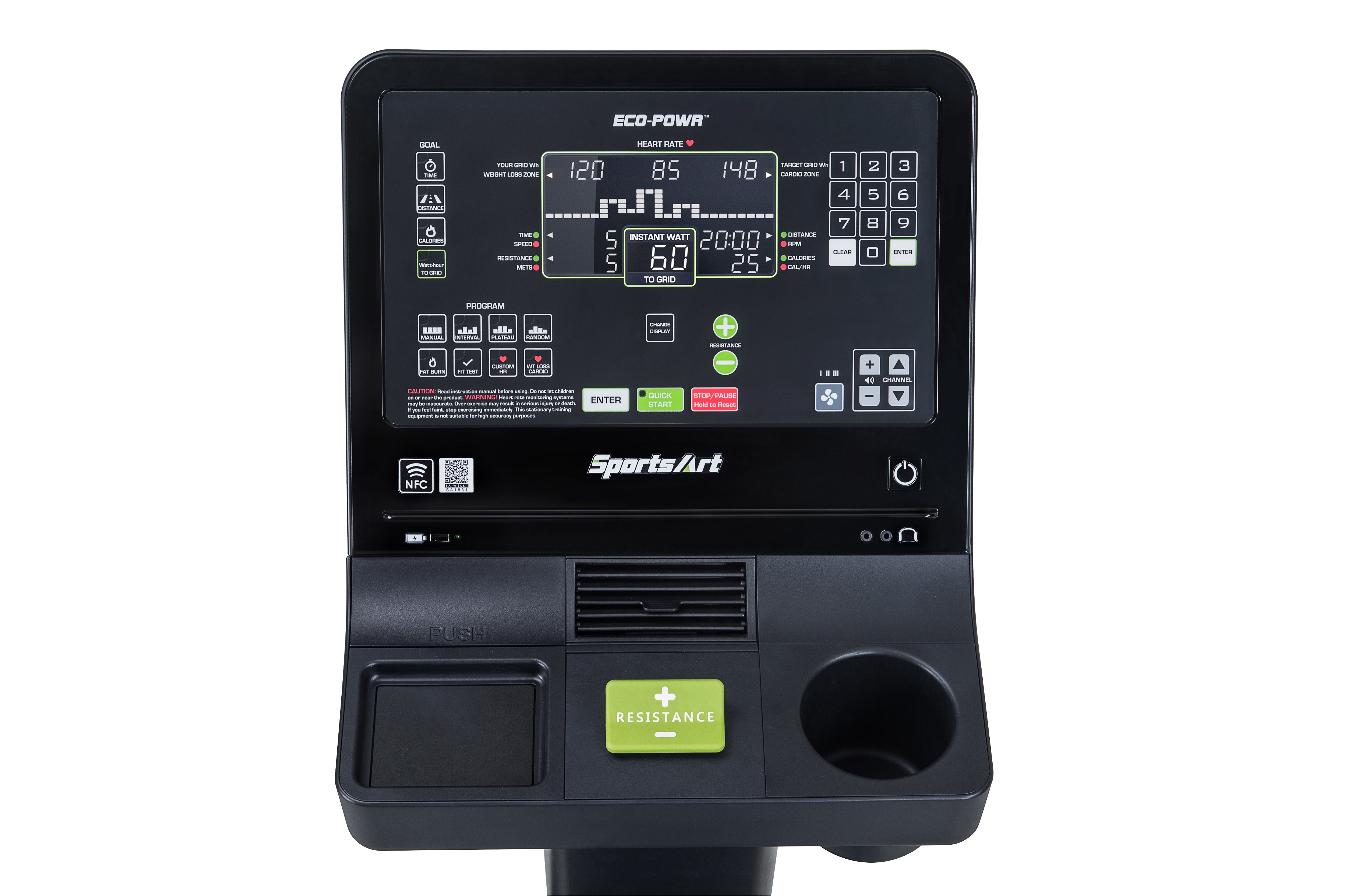 Rower poziomy SportsArt G576R LED DISPLAY ECO-POWR™