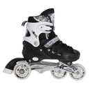 NH10905 4in1 BLACK SIZE M(35-38) NILS EXTREME INLINE SKATES WITH ADJUSTABLE HOCKEY BLADE