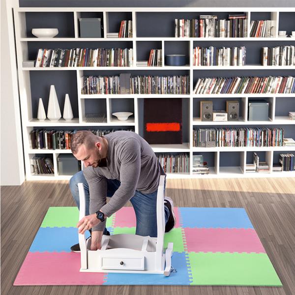 MP10 PUZZLE MAT MULTIBALENÍ ZELENO-MODRO-ČERVENÉ 9 DÍLŮ 10 MM ONE FITNESS